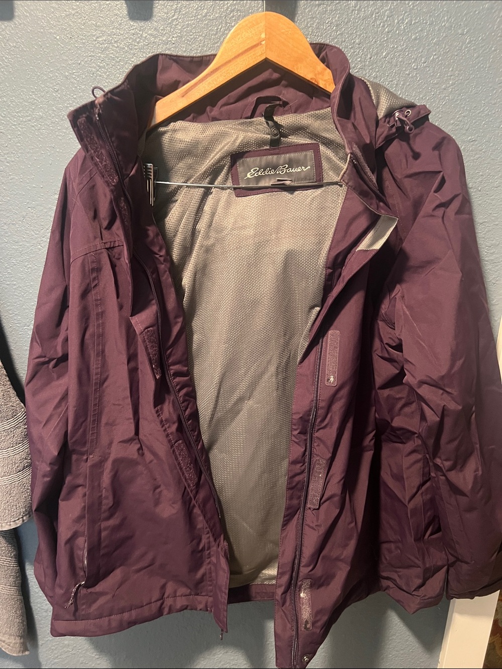 Eddie Bauer Women's Plum Waterproof Hooded Ski Shell Jacket
